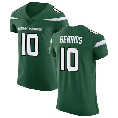 Men's Elite Braxton Berrios New York Jets Green Gotham Vapor Untouchable Jersey