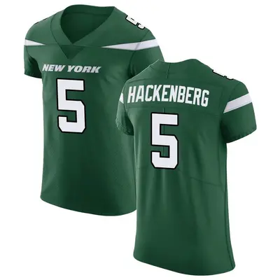 Men's Elite Christian Hackenberg New York Jets Green Gotham Vapor Untouchable Jersey