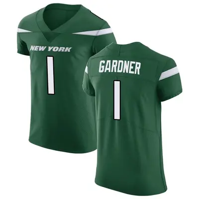 Men's Elite Sauce Gardner New York Jets Green Gotham Vapor Untouchable Jersey