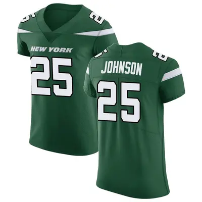 Men's Elite Ty Johnson New York Jets Green Gotham Vapor Untouchable Jersey