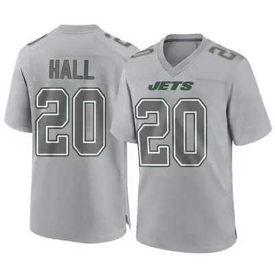Men's Game Breece Hall New York Jets Gray Atmosphere Fashion Jersey