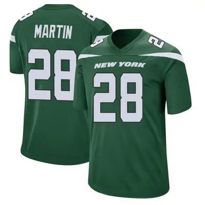 Men's Game Curtis Martin New York Jets Green Gotham Jersey