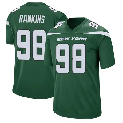 Men's Game Sheldon Rankins New York Jets Green Gotham Jersey