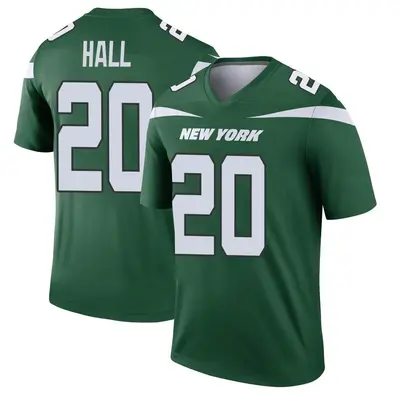 Men's Legend Breece Hall New York Jets Green Gotham Player Jersey
