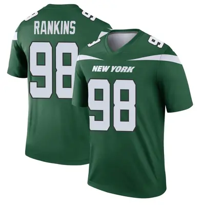 Men's Legend Sheldon Rankins New York Jets Green Gotham Player Jersey