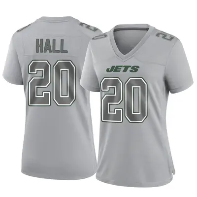 Women's Game Breece Hall New York Jets Gray Atmosphere Fashion Jersey