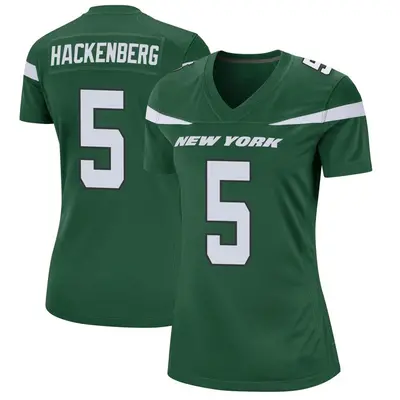 Women's Game Christian Hackenberg New York Jets Green Gotham Jersey