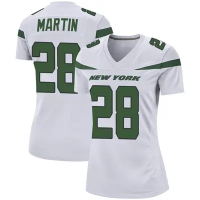 Women's Game Curtis Martin New York Jets White Spotlight Jersey