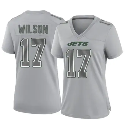 Women's Game Garrett Wilson New York Jets Gray Atmosphere Fashion Jersey