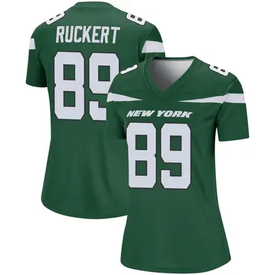 Women's Legend Jeremy Ruckert New York Jets Green Gotham Player Jersey