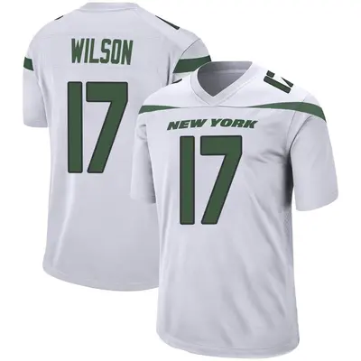 Youth Game Garrett Wilson New York Jets White Spotlight Jersey