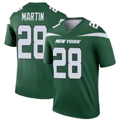 Youth Legend Curtis Martin New York Jets Green Gotham Player Jersey