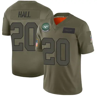 Youth Limited Breece Hall New York Jets Camo 2019 Salute to Service Jersey