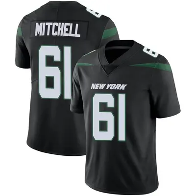 Youth Limited Max Mitchell New York Jets Black Stealth Vapor Jersey